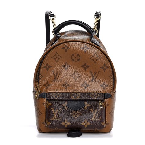 louis vuitton reverse monogram palm springs mini backpack|LOUIS VUITTON Reverse Monogram Palm Springs Backpack Mini .